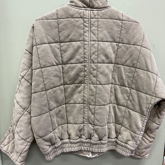 Free people quilted dolman knit jacket moss green - Picture 5 of 9